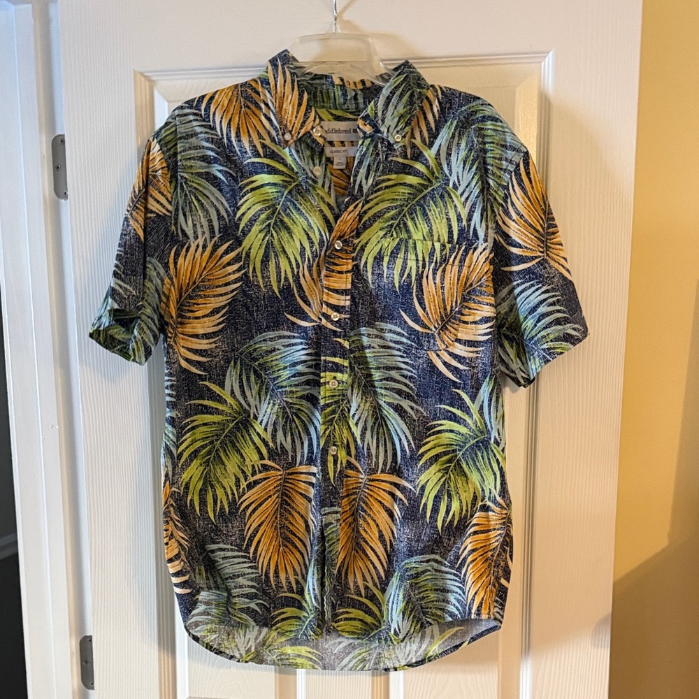 Tropical Print Men's Shirt